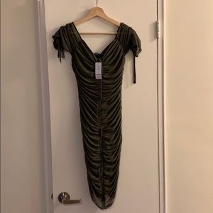 Bebe Olive Green XS dress